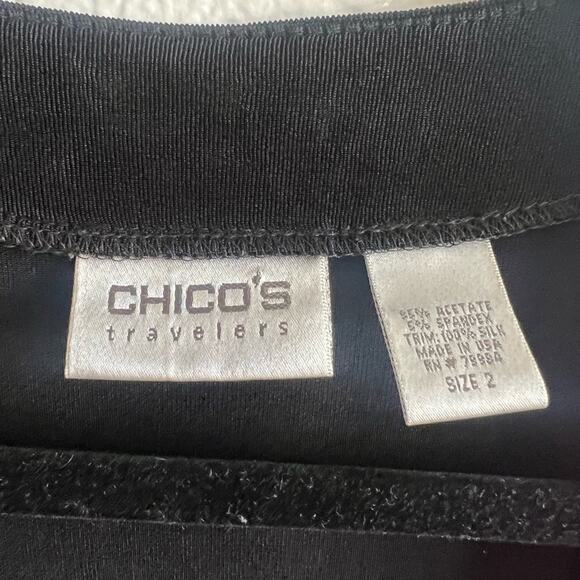 Chicos Travelers cardigan size 2 - Picture 3 of 6